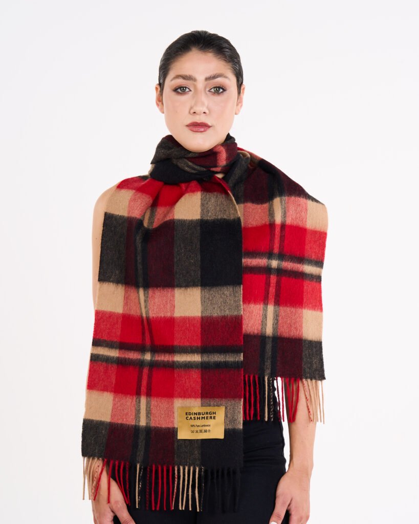 Edinburgh Cashmere DC Scott Cashmere Scarf global reach