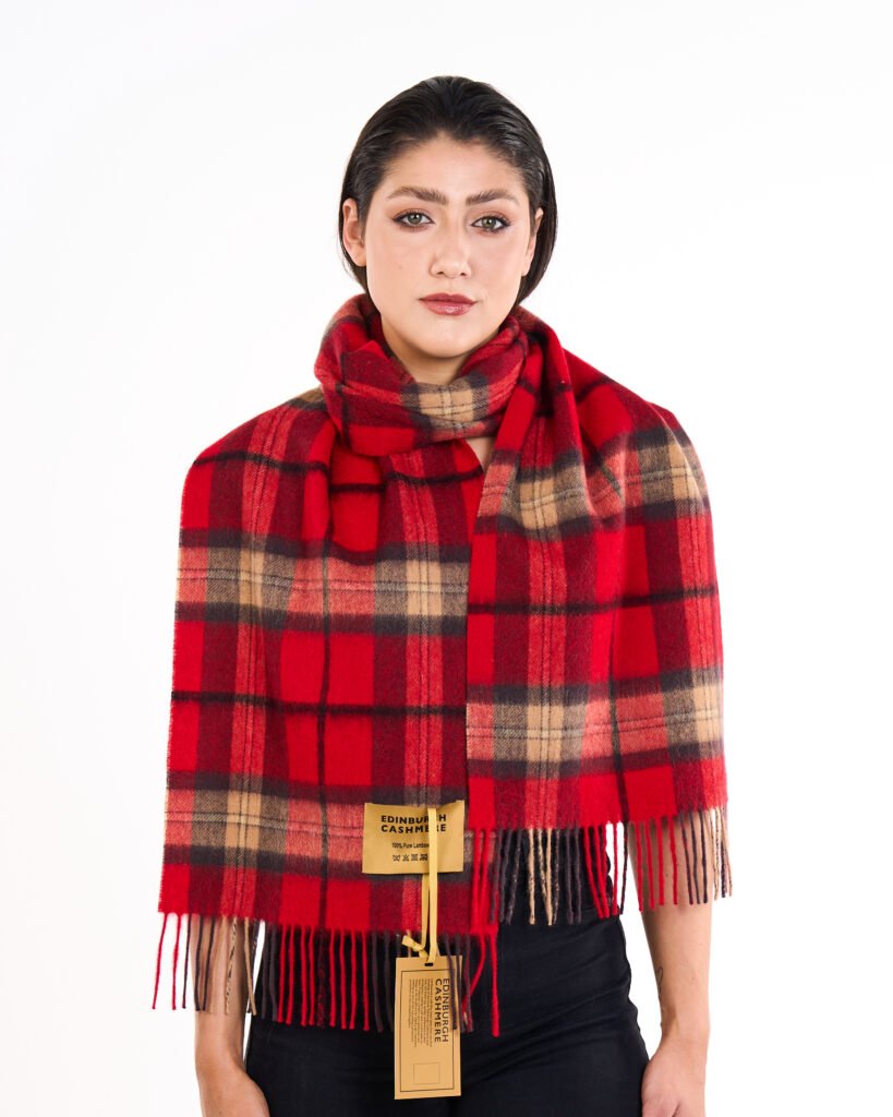 Edinburgh Cashmere DC Scott DC Check luxury gifts
