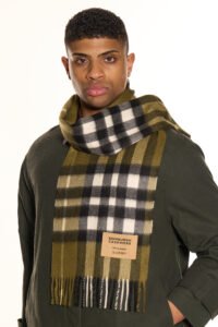 Folded Scottish cashmere scarves emphasising premium quality and lightweight warmth