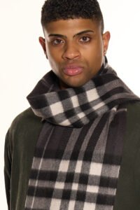 An Scott Cashmere stole alongside some accessories.