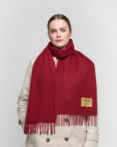 A cinematic flat-lay of Lucchi Italy scarves in elegant gift boxes ready for Mother’s Day.