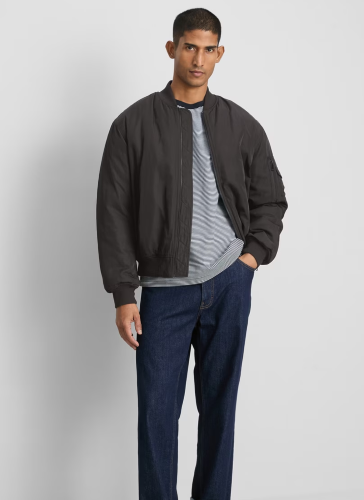 Padded Bomber Jacket
